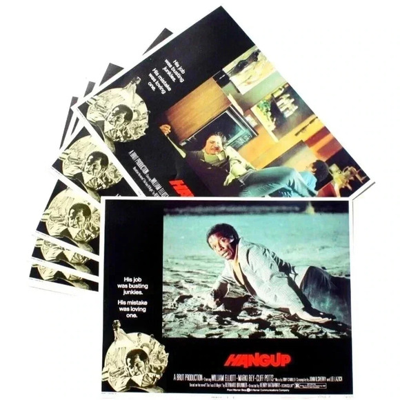 8 Vtg Hang Up William Elliott Movie Promo Film Press Kit Lobby Card Style B - Picture 1 of 3